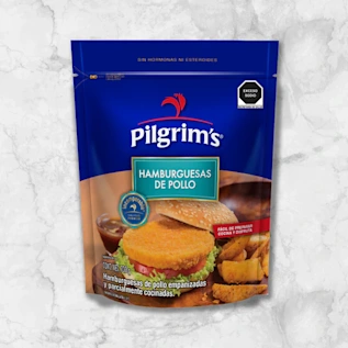 HAMBURGUESAS DE POLLO EMPANIZADAS