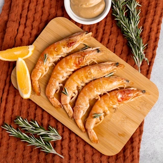 81746 WFMex Lifestyle CAMARÓN ENTERO CRUDO CON CABEZA 30y40 Mariscos