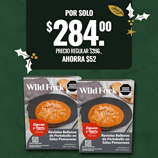 Kit 2 Ravioles Rellenos de Portobello | Navidad