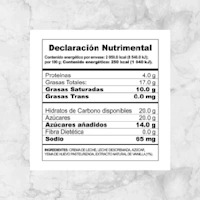 82148 HELADO DE VAINILLA HÄAGEN DAZS 473ML Info Nutrimental