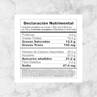 82149 HELADO DE CHOCOLATE BELGA HÄAGEN DAZS 473ML Info Nutrimental
