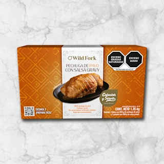 82160 WFMex Packaged PECHUGA DE PAVO CON SALSA GRAVY Platillos Listos