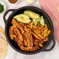 Fajitas de Pechuga de Pollo Adobadas