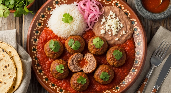 albóndigas de carne molida