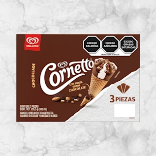 82200 WFMex Packaged CORNETTO CHOCOLLAGE 3 100ml Postres