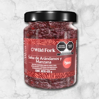 82161 WFMEx Packaged SALSA DE ARÁNDANOS Y MANZANA PLatillos Listos