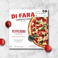 82048 WFMex Packaged PIZZA DE PEPPERONI DI FARA 516g Platillos Listos