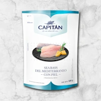 82176 WFMex Packaged SEA BASS FILETE 500G CAPITAN Pescados