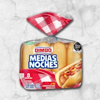 82168 WFMex Packaged MEDIAS NOCHES BIMBO 340g Secos