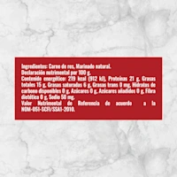 81049 BISTEC DE NEW YORK CHOICE Info nutrimental