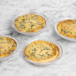 MINI QUICHES DE ESPINACAS CON QUESO