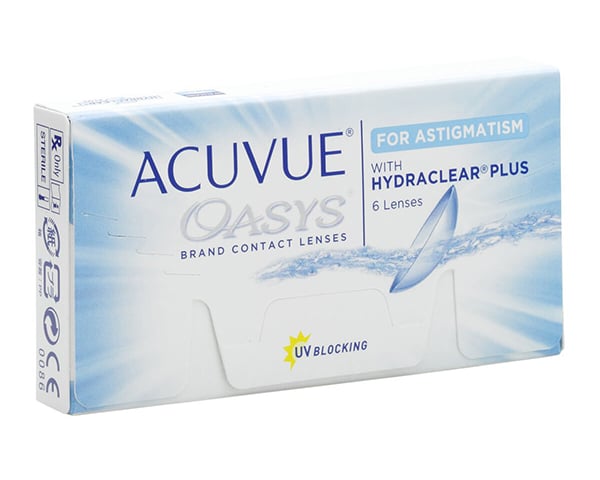 Acuvue Oasys for astigmatism pack