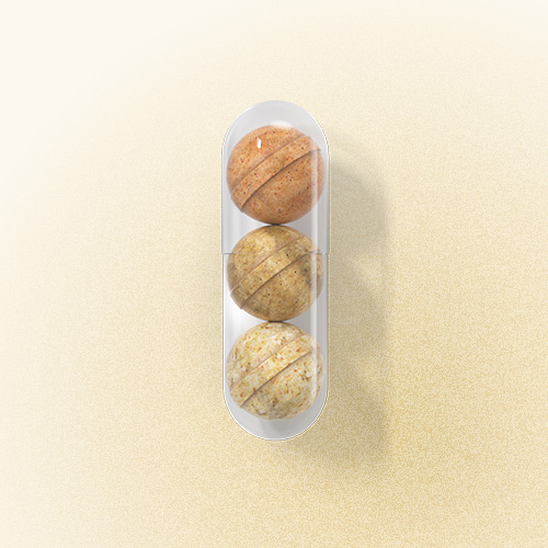 Image of Ritual Stress Relief capsule on gradient background