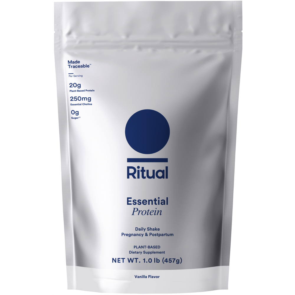 Ritual Protein Powder for Pregnancy & Postpartum, Plant-Based, Vanilla, 20g of Protein