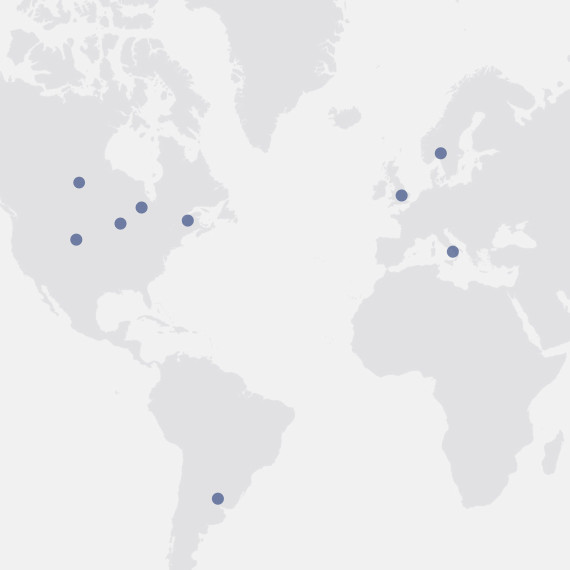 Map of our Ingredient locations