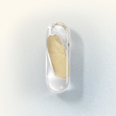 Ritual Synbiotic+ capsule on a gradient background