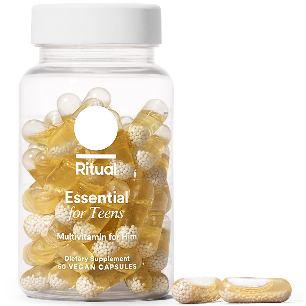 Ritual Teens' Multivitamins for Boys | Vegan-Friendly | Teen Multivitamins