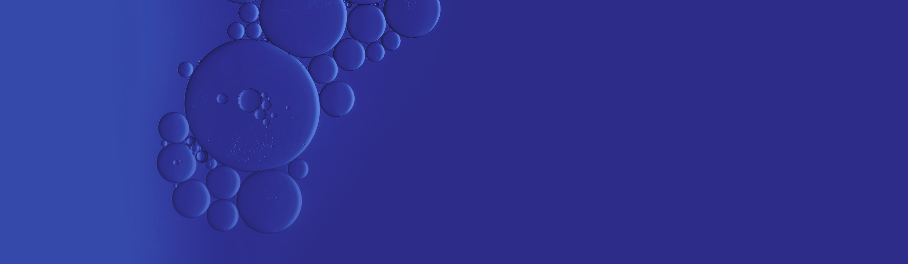 Dark blue bubbles