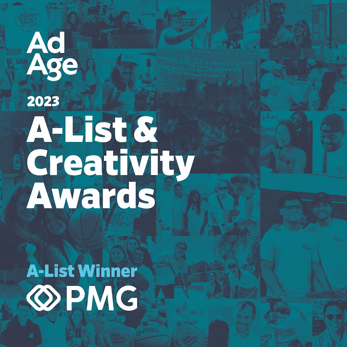 PMG Named to 2023 Ad Age A-List