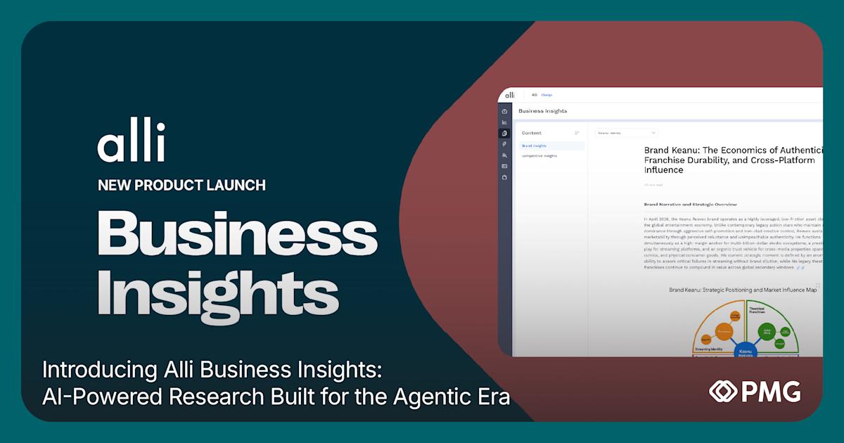 Introducing Alli Business Insights: AI-Powered Research Built for the Agentic Era