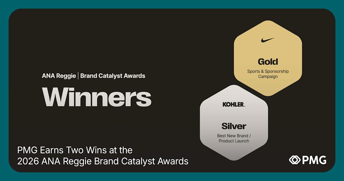 PMG Earns Two Wins at the 2026 ANA Reggie Brand Catalyst Awards
