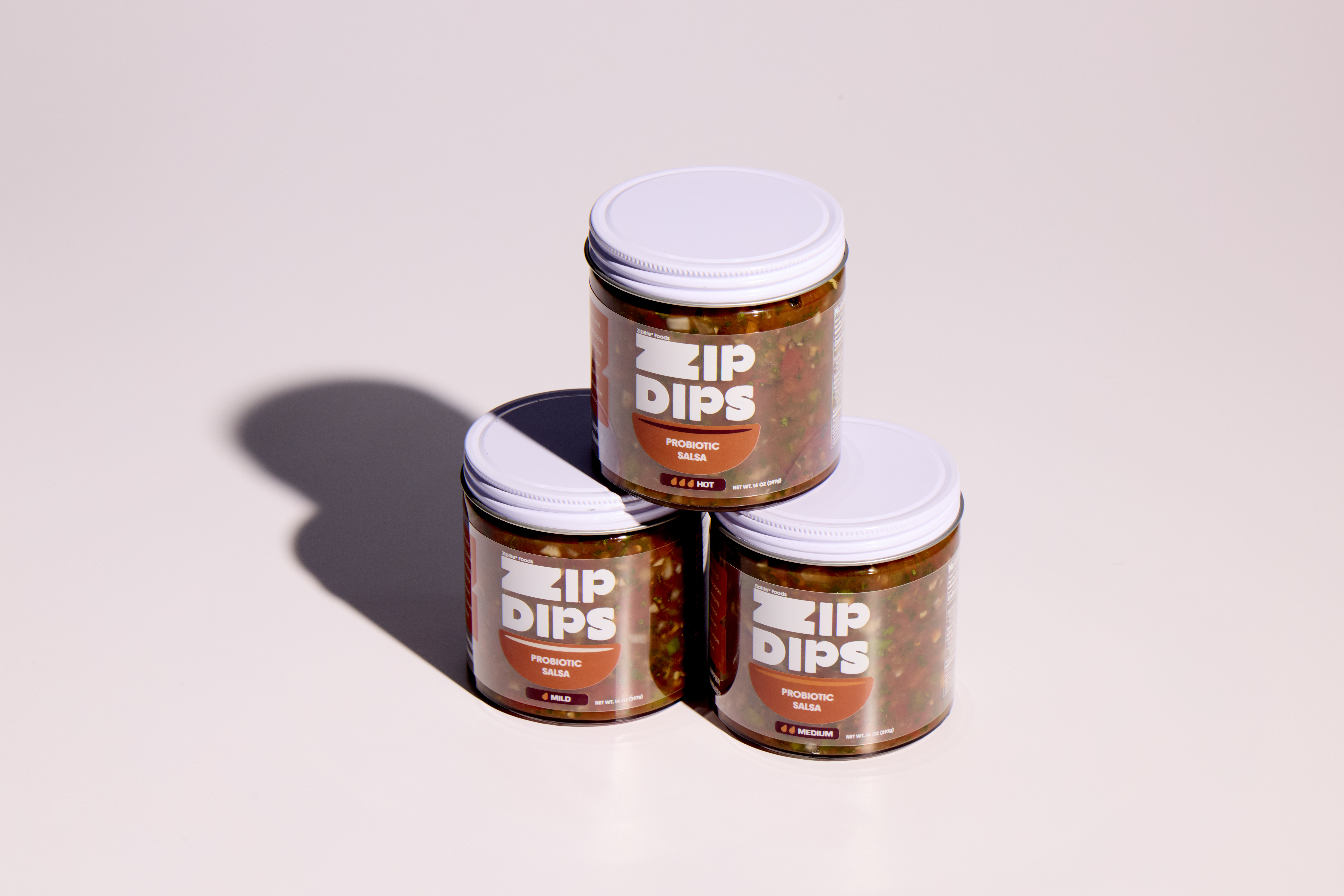 Zip dips pyramid
