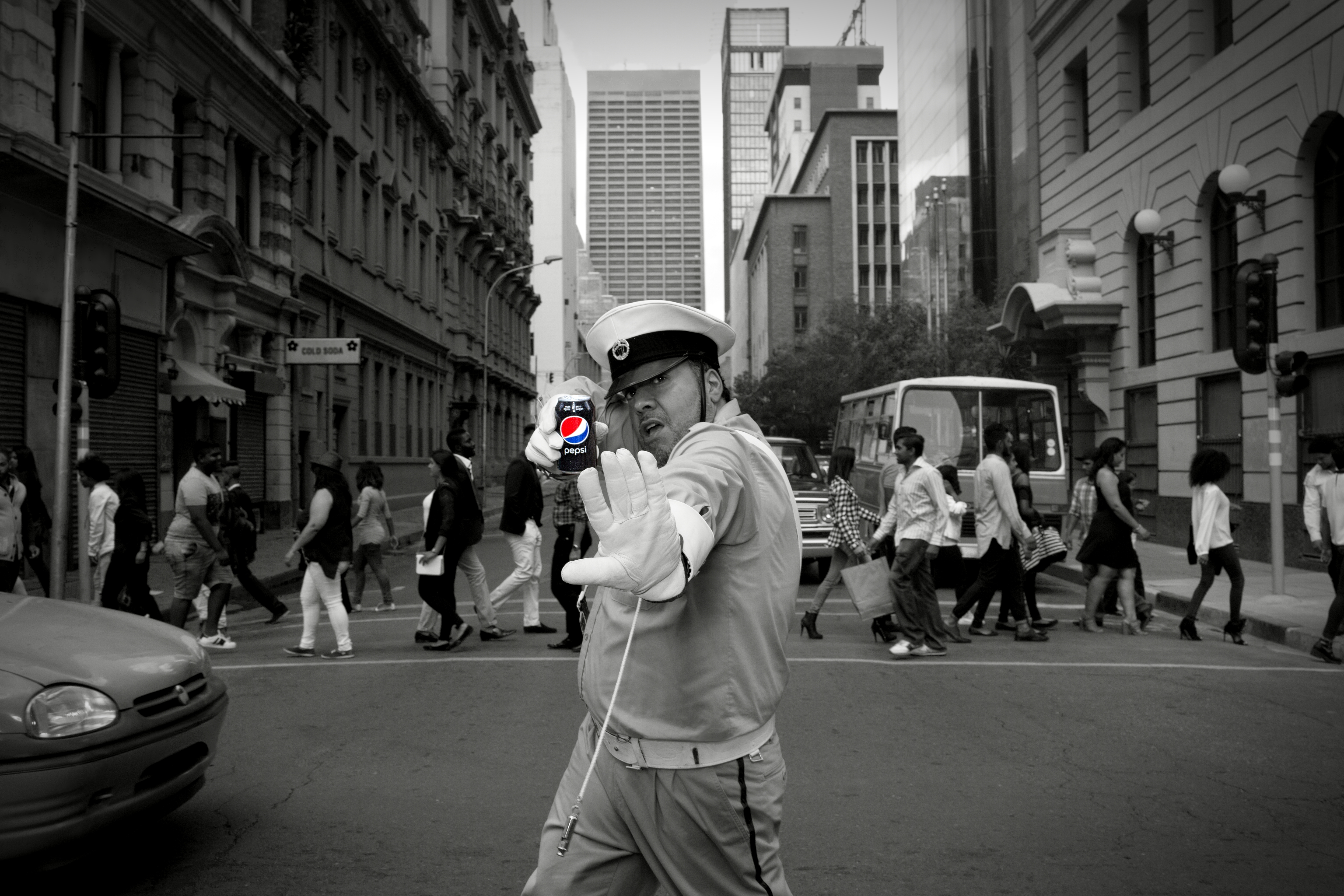 Pepsi Black Cop