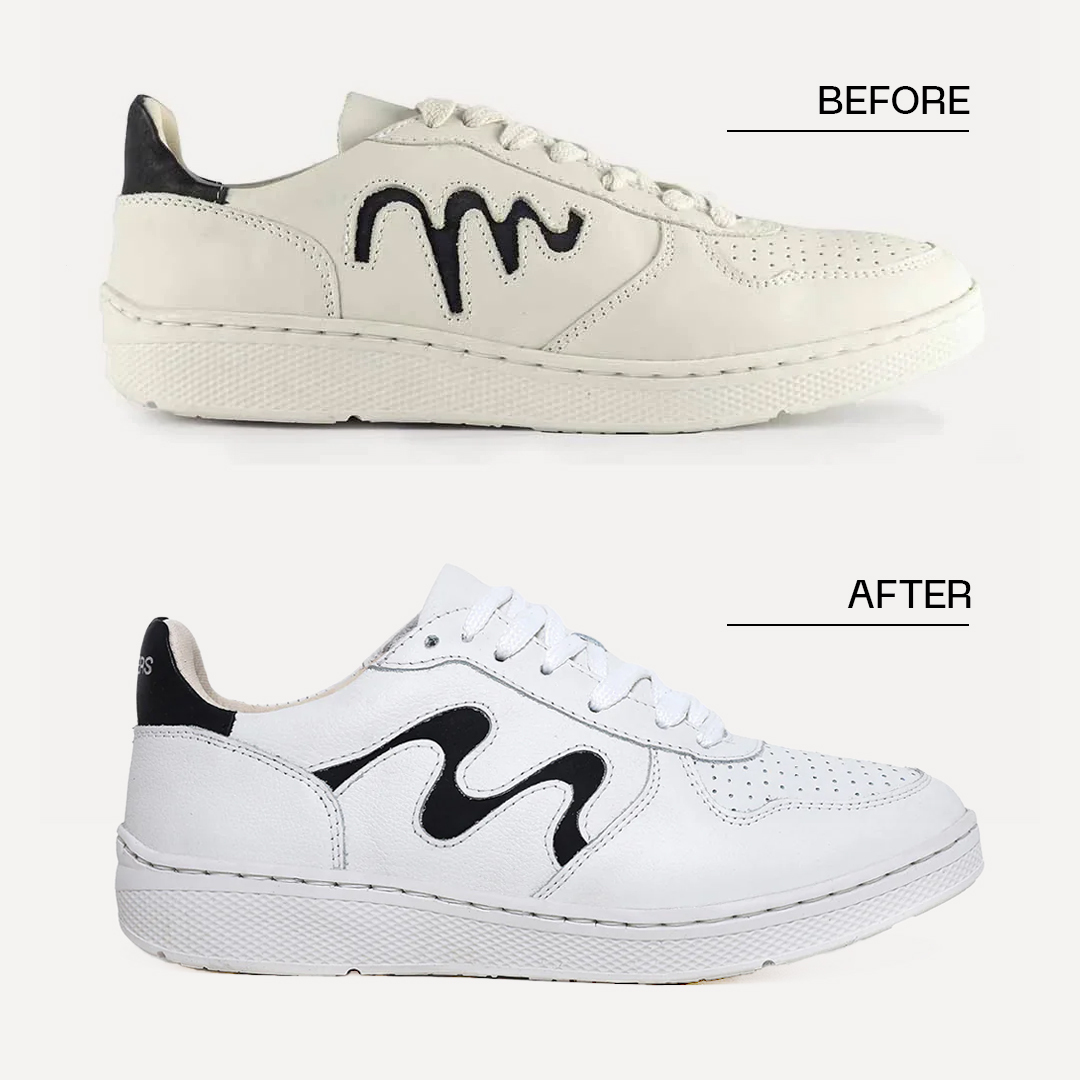 Shoe beforeafter