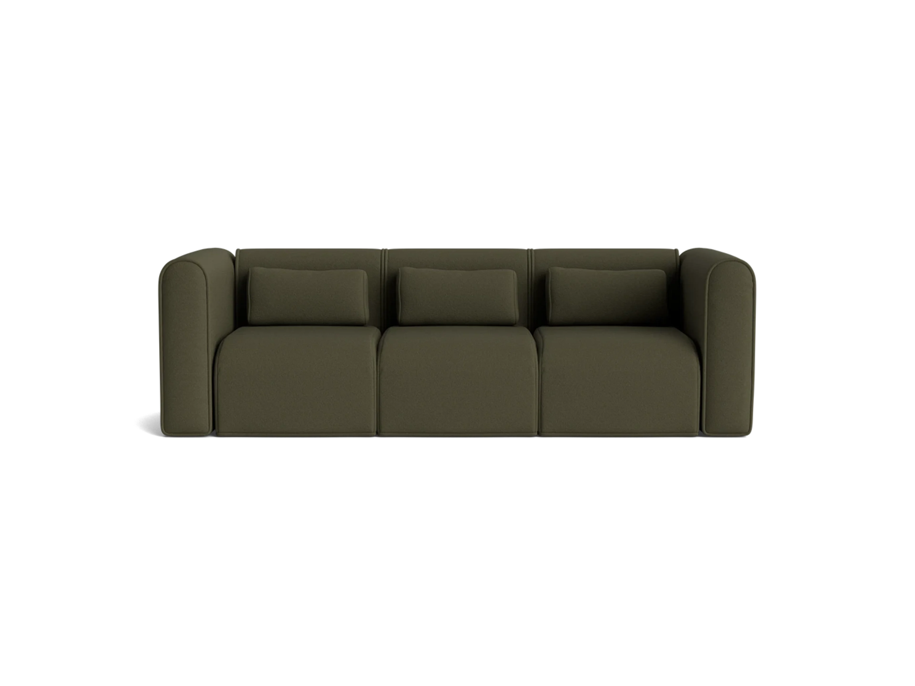 AU Dreamy Modular 3.5 Seater Sofa Green Wattle Product 1