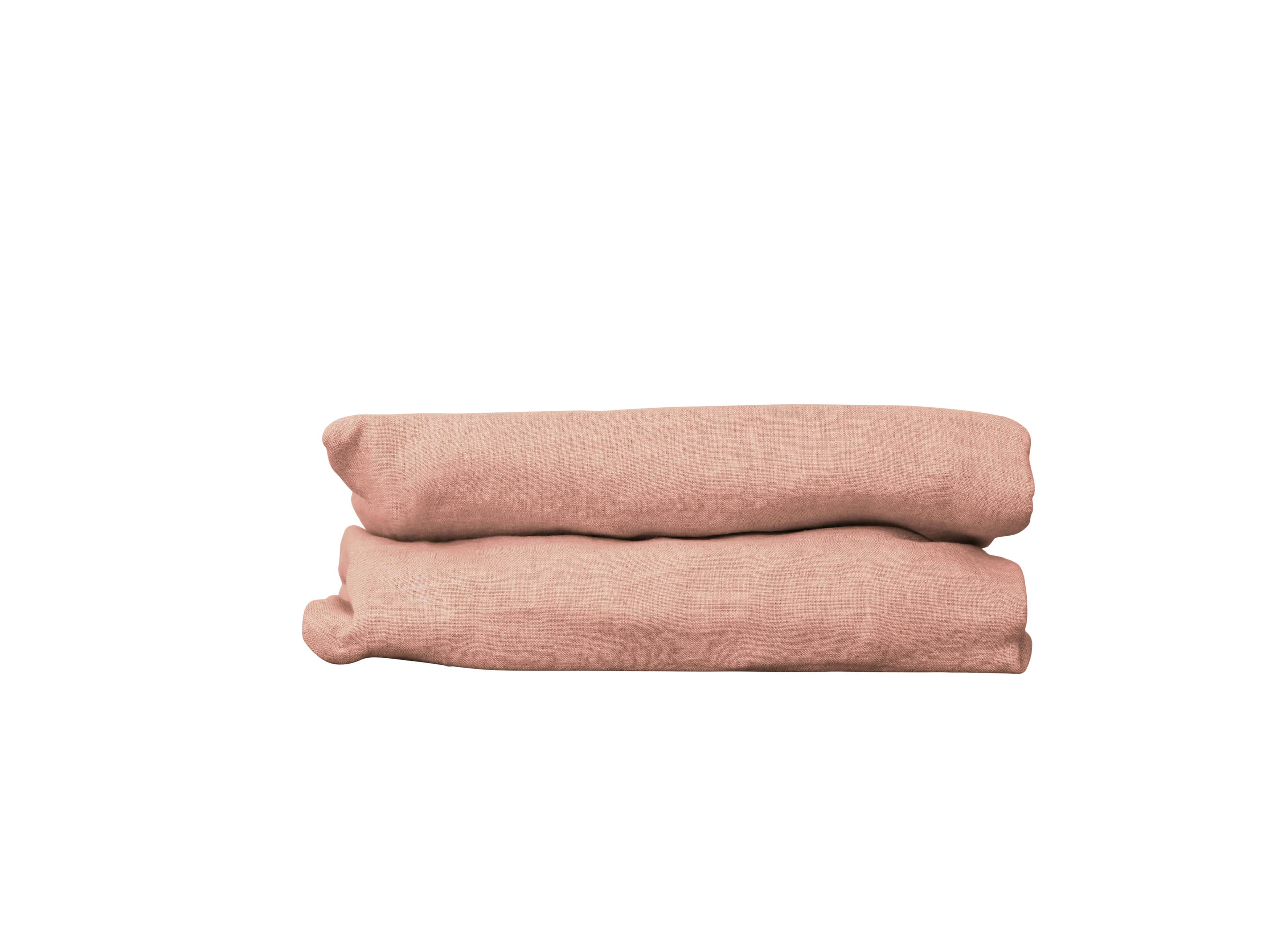 JP > French Linen Fitted Sheet Set > Pink