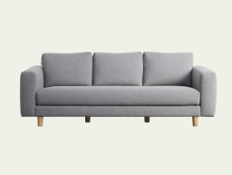 Lounging Sofa Brushtail Grey 3-Seater