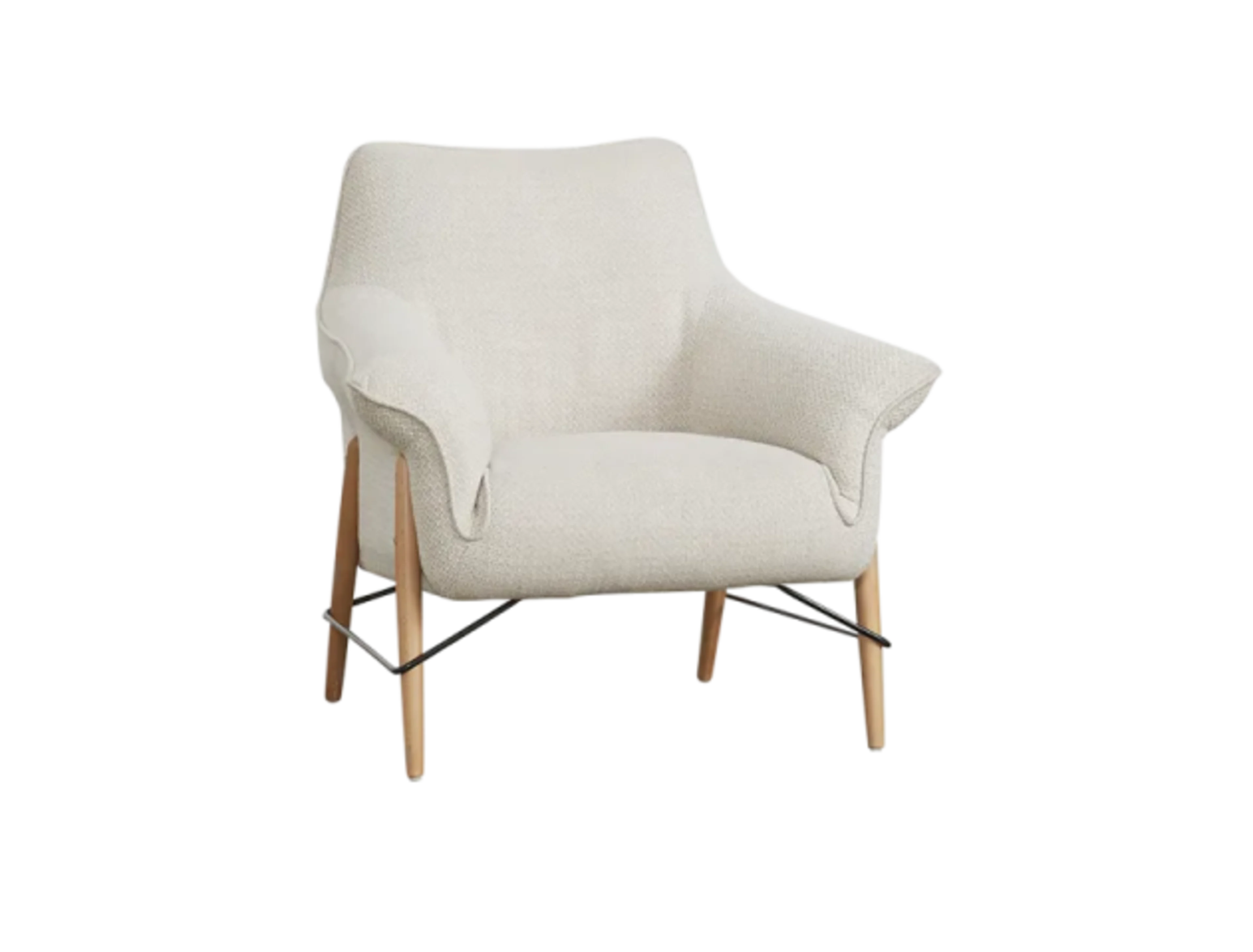 Highback Armchair Assorted Cream Chair