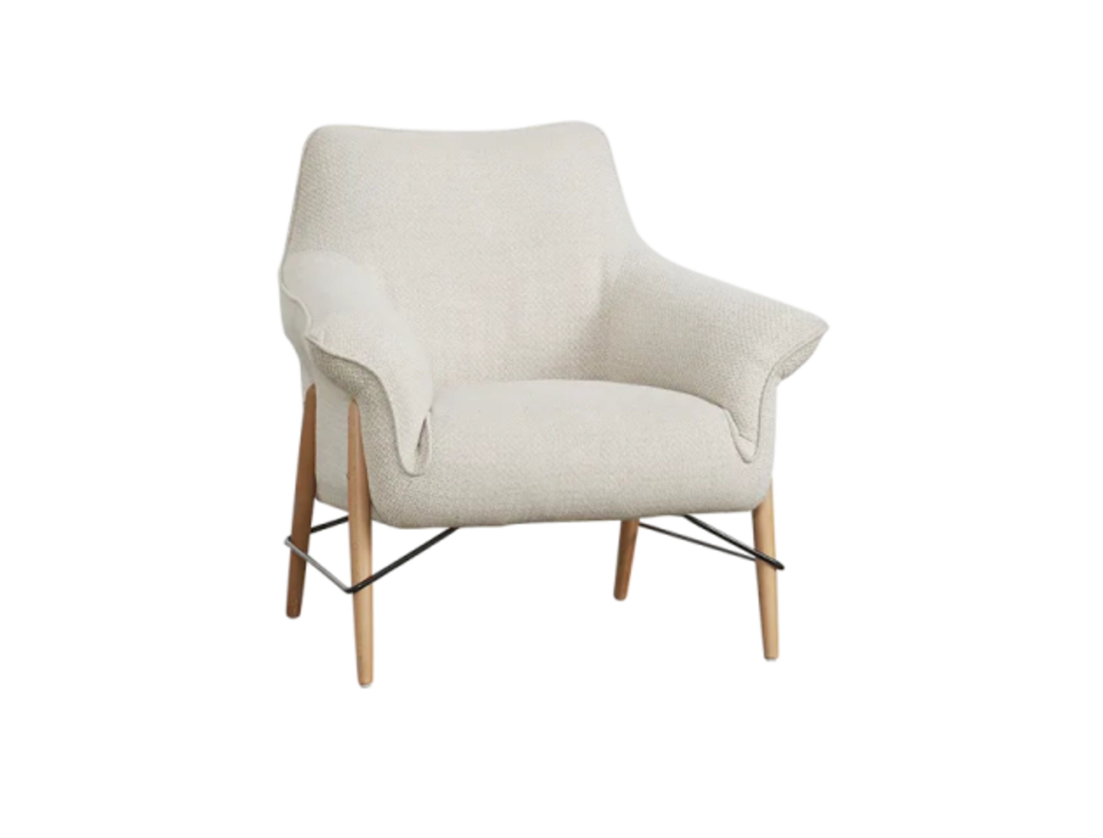 Highback Armchair Assorted Cream Chair