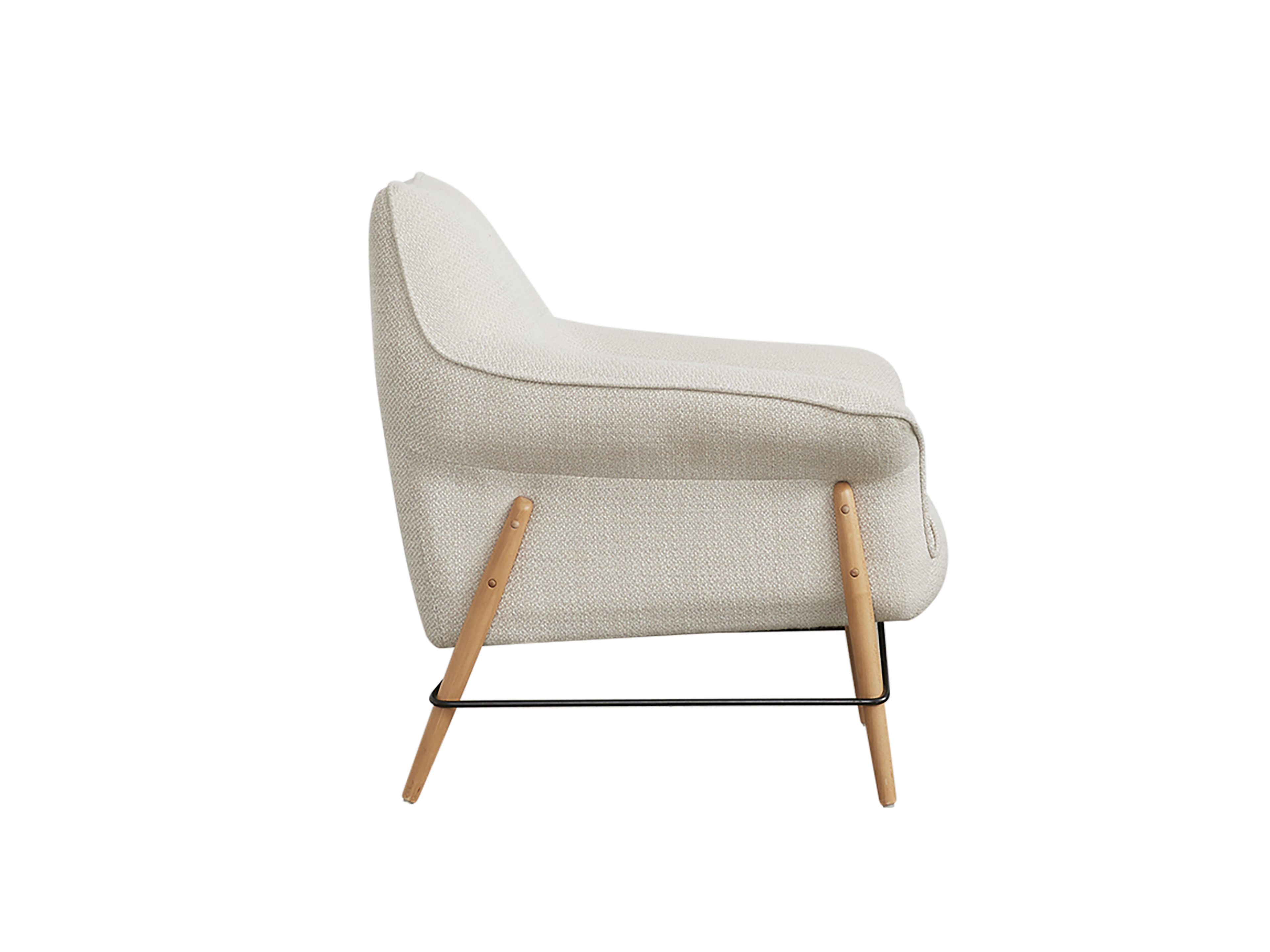High Back Armchair Slider Assorted Creams Product 2