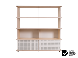 Timber Bookshelf Tall & Wide Product 1 2.0 (with logo)