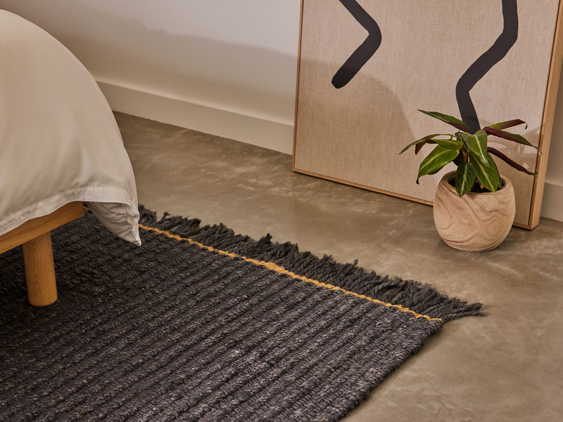 Hand Knotted Jute Rug Renewable Fibre Rug Koala AU