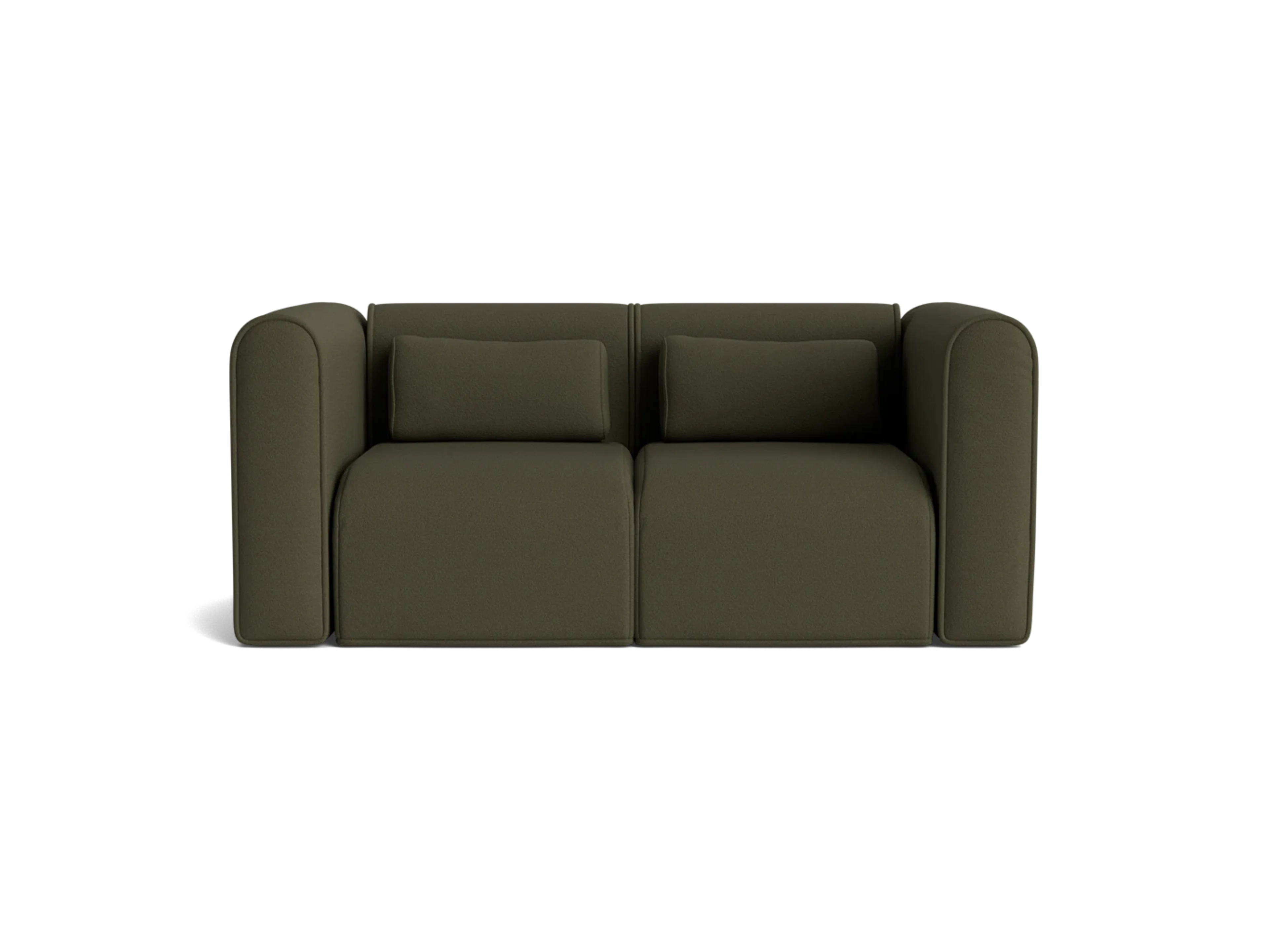 AU Dreamy Modular 2 Seater Sofa Green Wattle