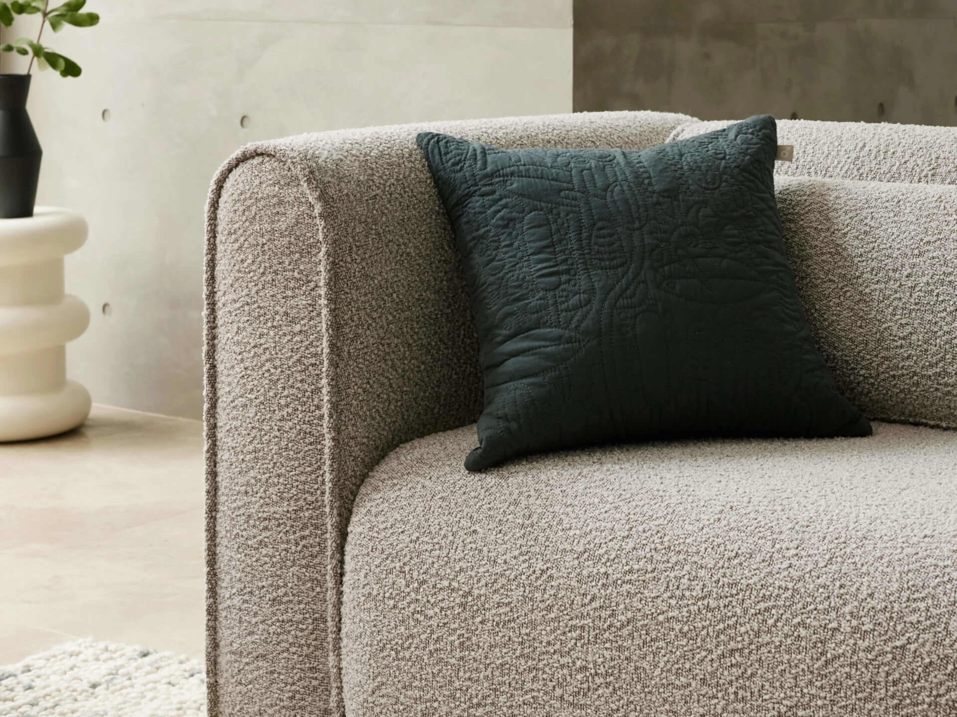 AU Dreamy Modular Sofa Sofa Limestone Shared Lifestyle 2