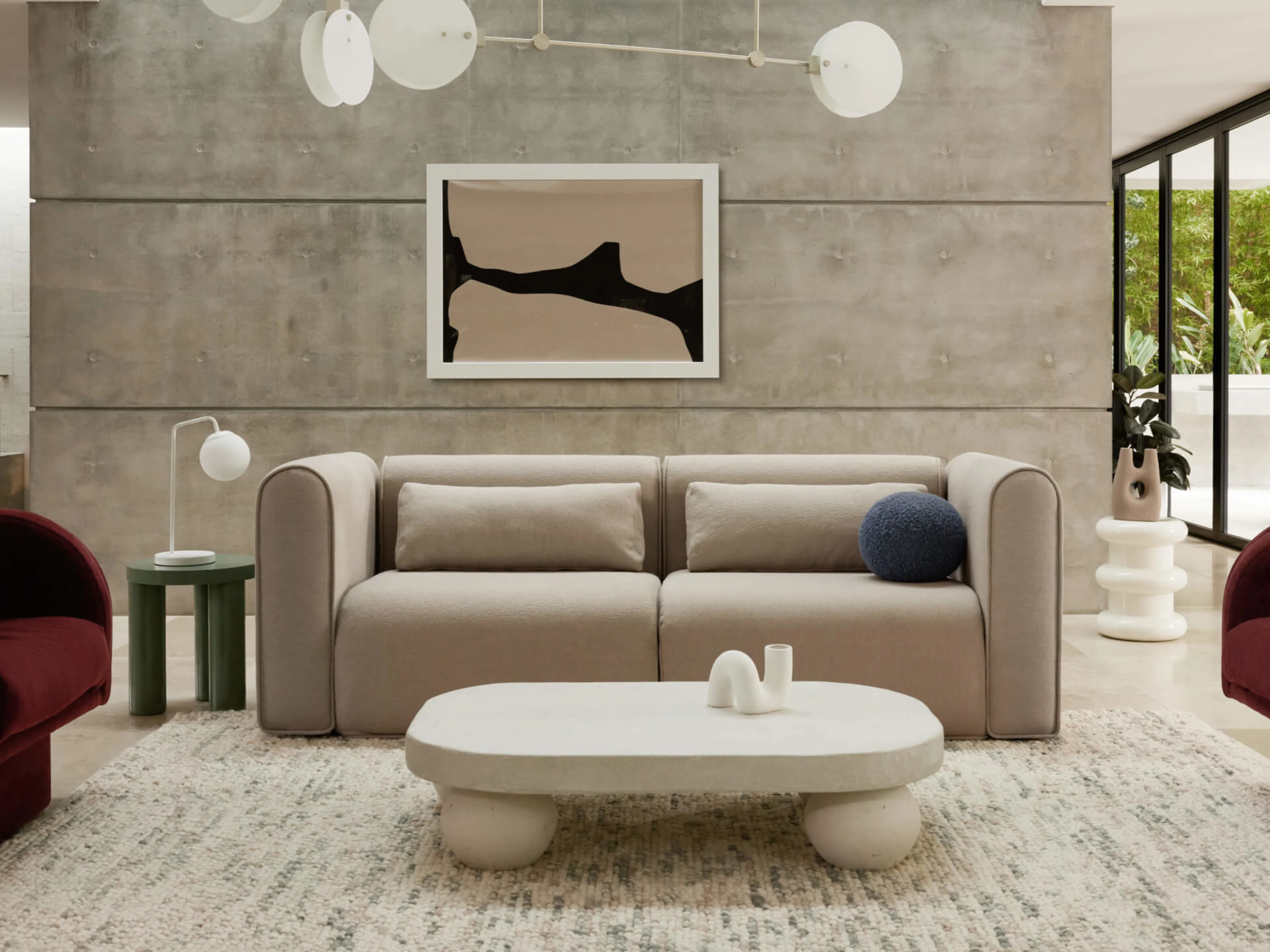 AU Dreamy Modular Sofa Sofa > Morning Grey 3-Seater Sofa Lifestyle 1