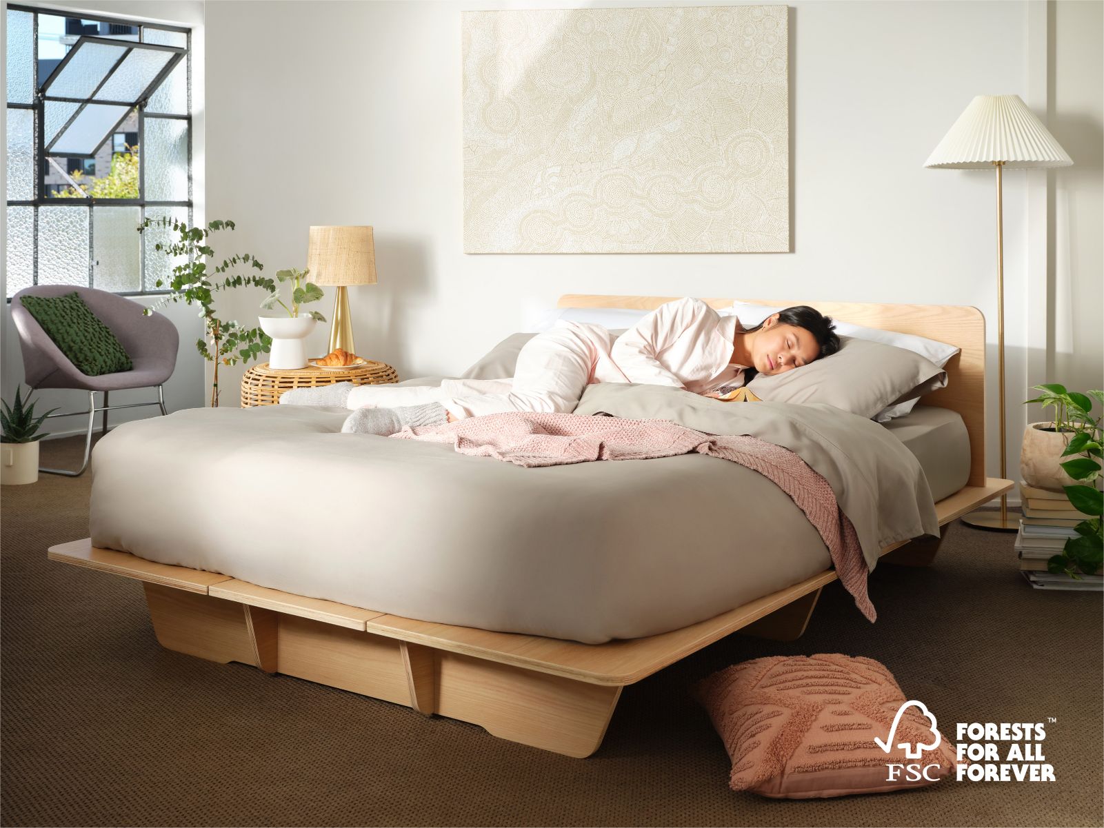 Koala's Famous Timber Bed Base Wooden Bed Base Koala AU