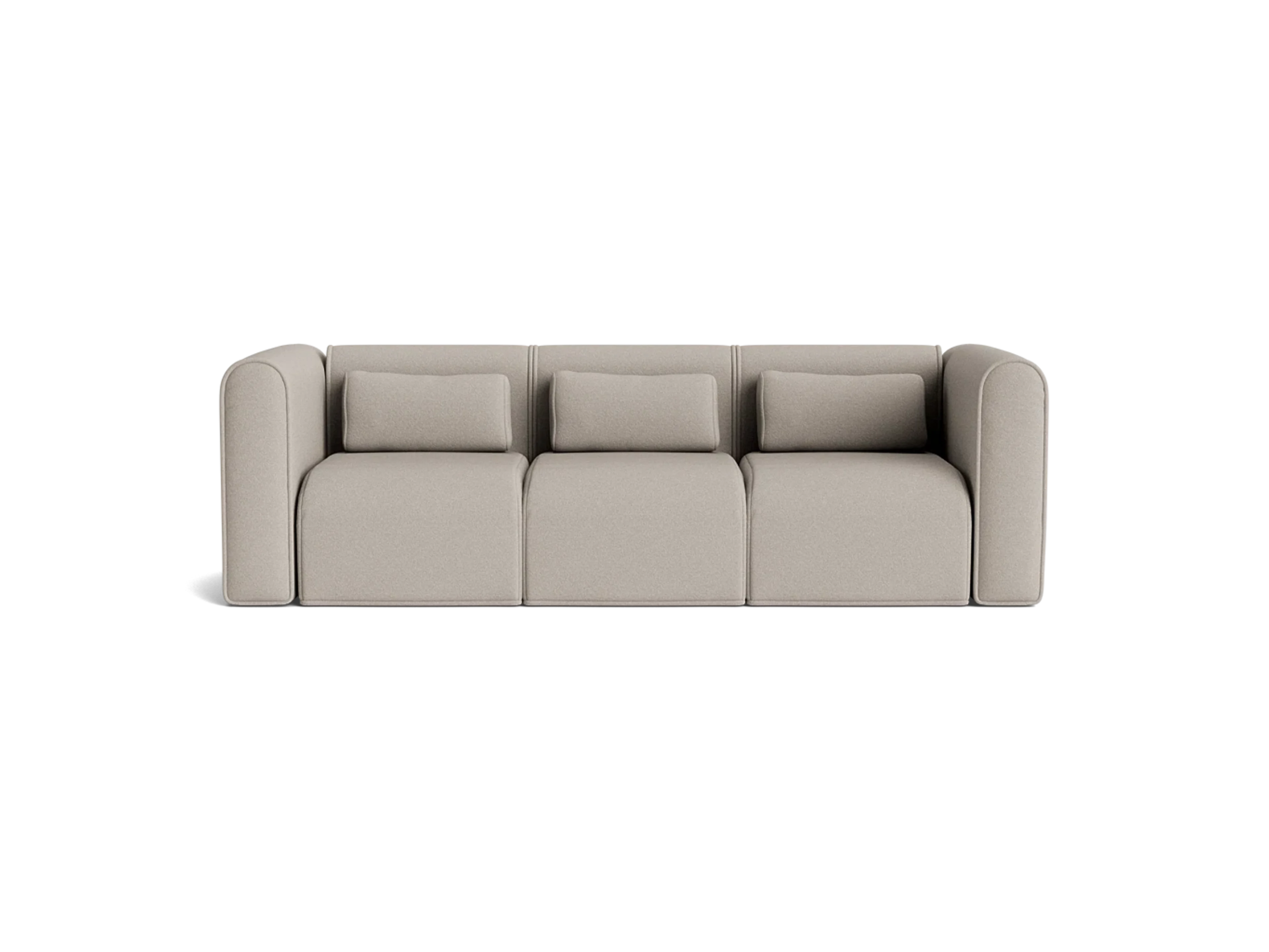 AU Dreamy Modular 3.5 Seater Sofa Morning Grey