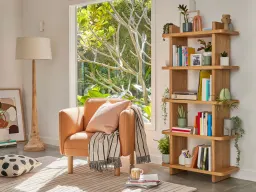 AU PDP Kirribilli Bookshelf Tall & Narrow Lifestyle 2