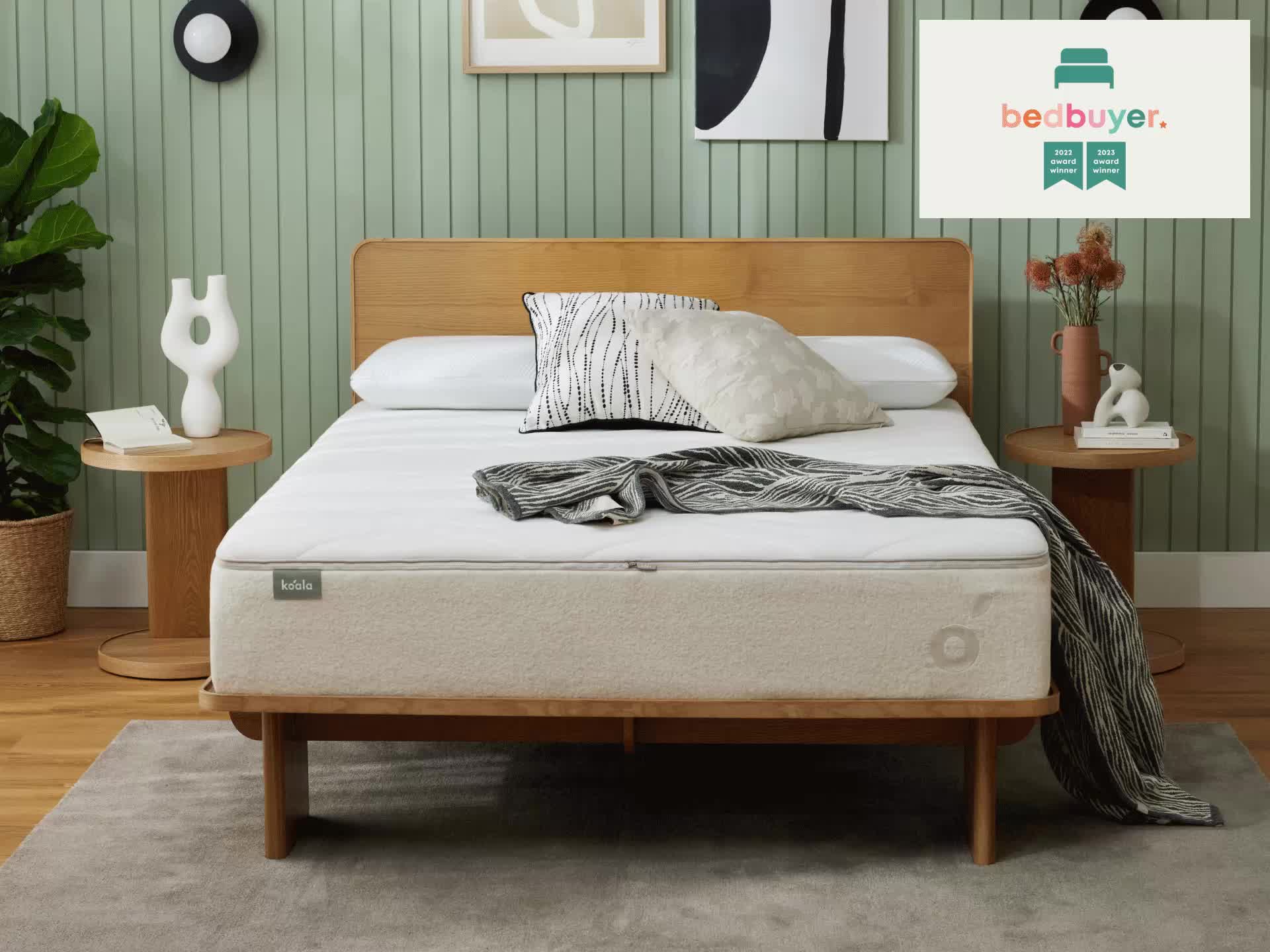 Calm As Foam Mattress Flippable Soft & Firm Topper Koala AU