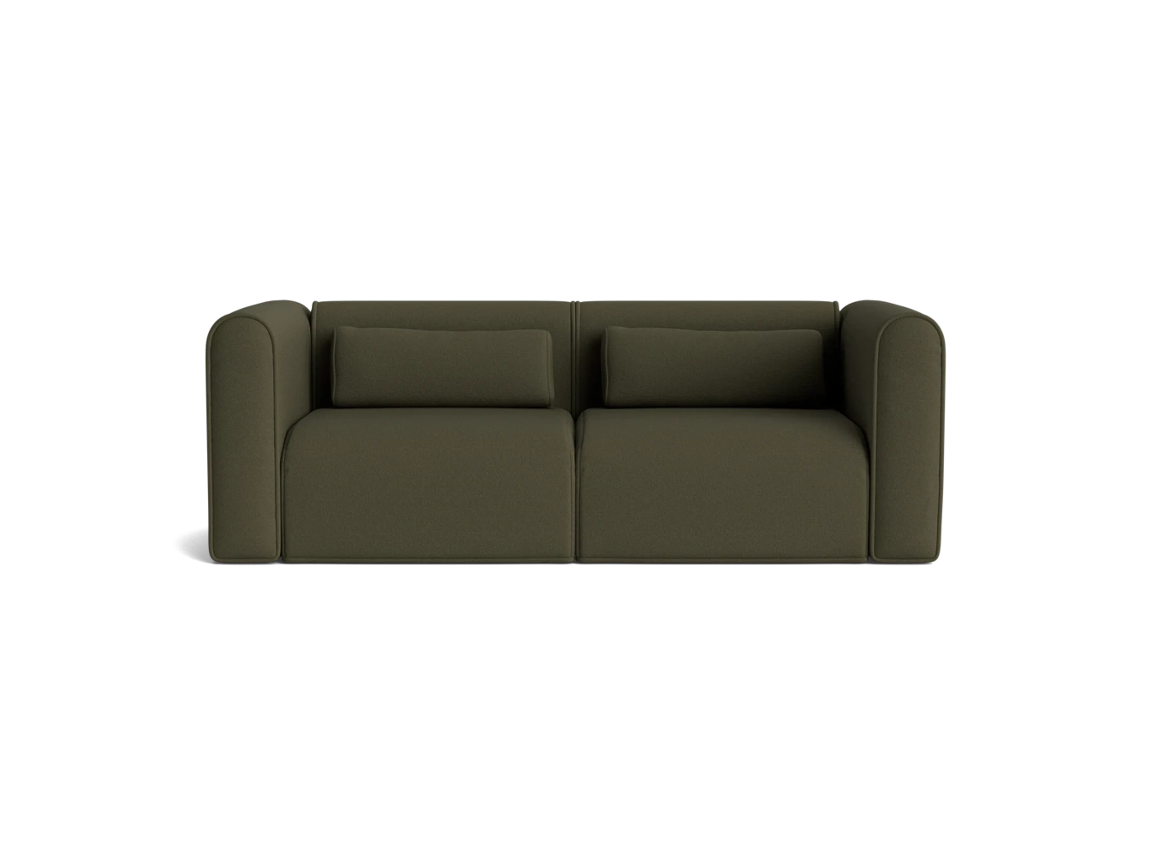 AU Dreamy Modular 3 Seater Sofa Green Wattle