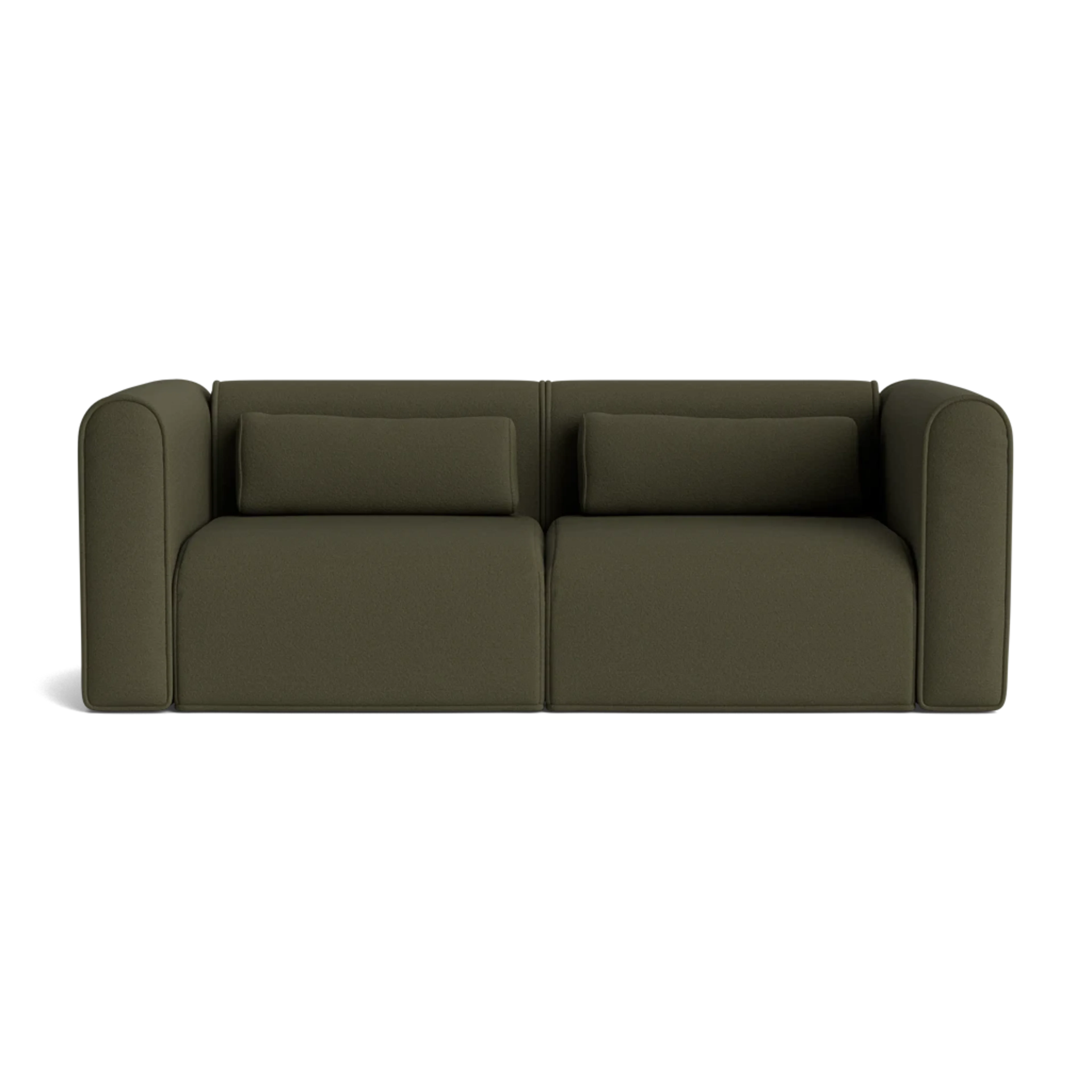AU Dreamy Modular 3 Seater Sofa Green Wattle