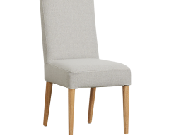 Straight Back Dining Chair Slider Silver Fox Product 1