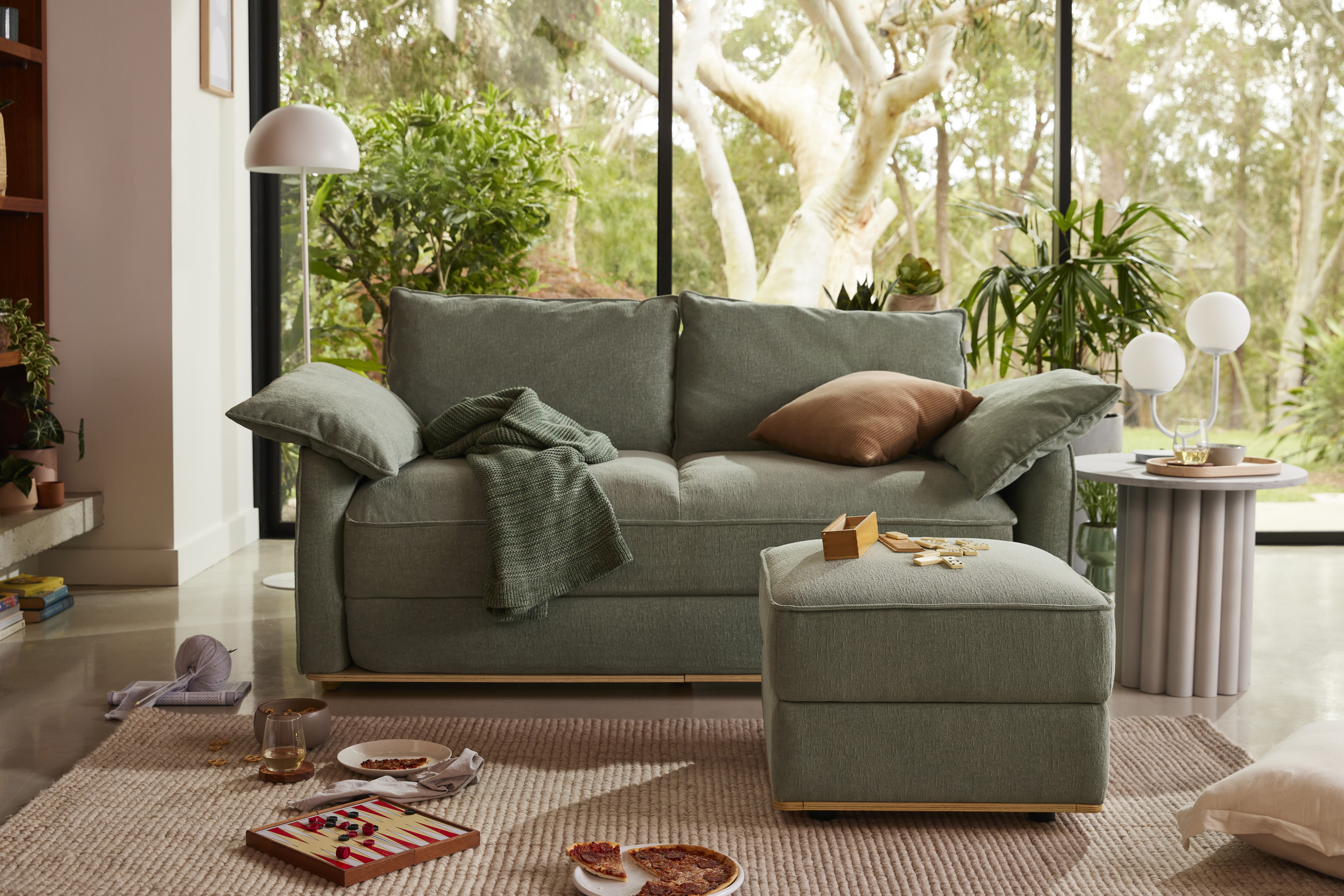 Cushy Sofa Bed Ottoman Comfort & Convenience Underfoot Koala AU