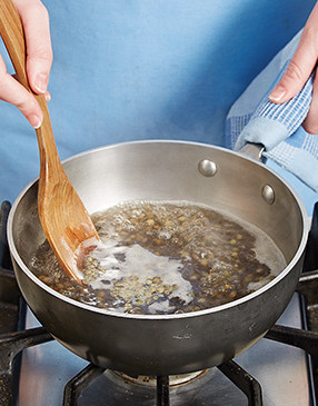 Simmer lentils in unsalted water. Salt toughens their skins and prevents softening. 