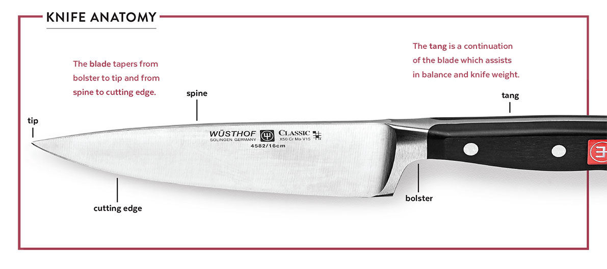 Kitchen tip: Anatomy of a chef's knife (and how to hold one like a