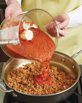 Chorizo-Chilaquiles-with-Radishes-and-Cilantro-Step2